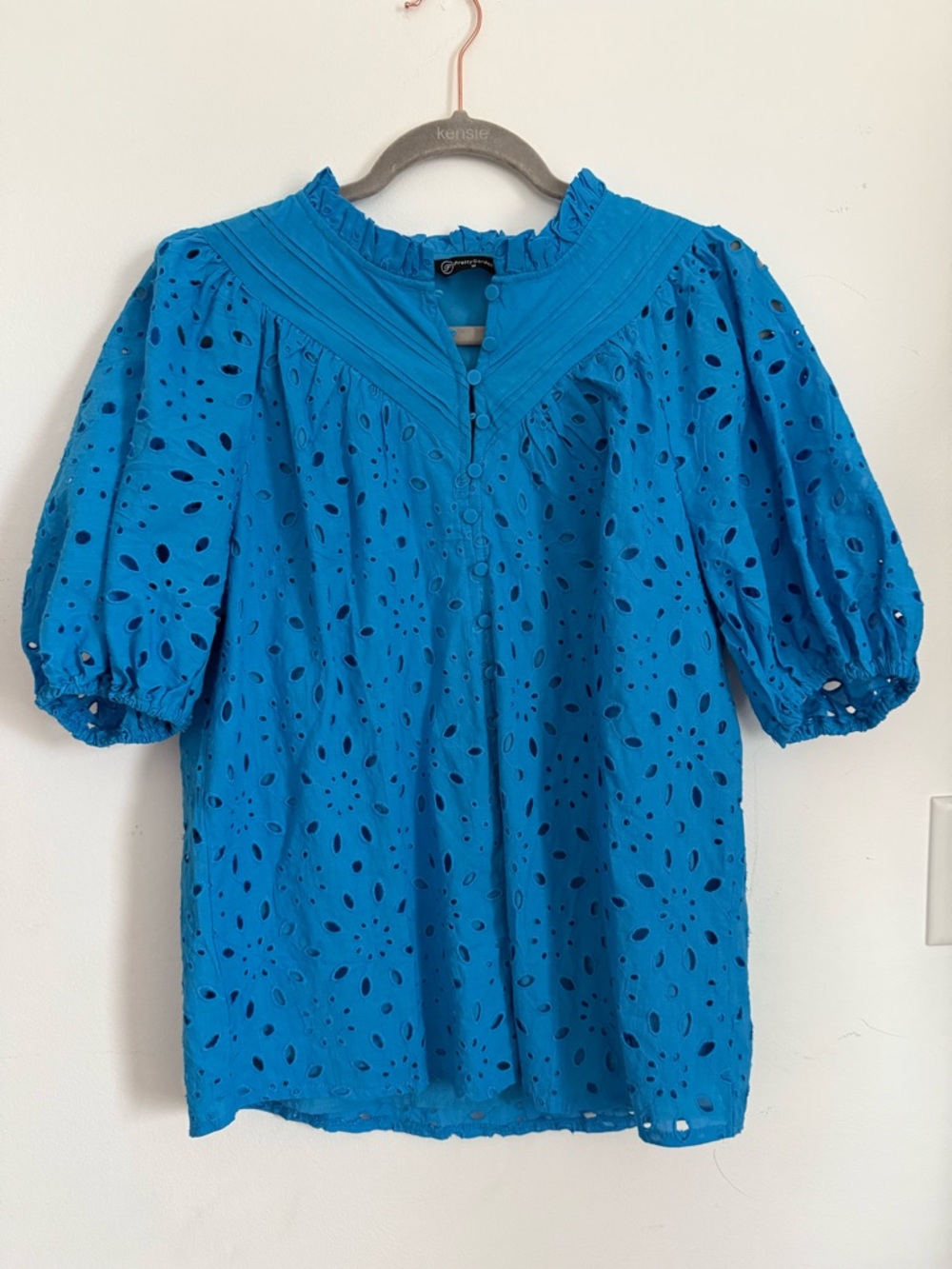 Pretty Garden Eyelet Lace Blouse